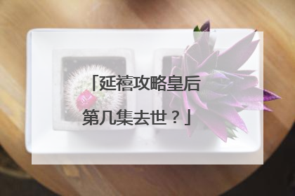 延禧攻略皇后第几集去世?