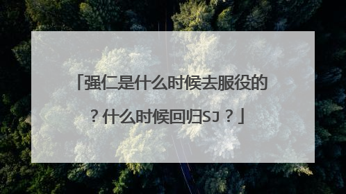 强仁是什么时候去服役的？什么时候回归SJ？