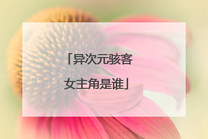 异次元骇客 女主角是谁