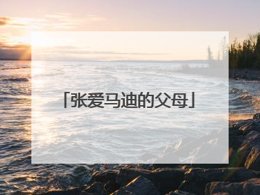 张爱马迪的父母