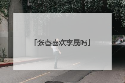 张睿喜欢李晟吗