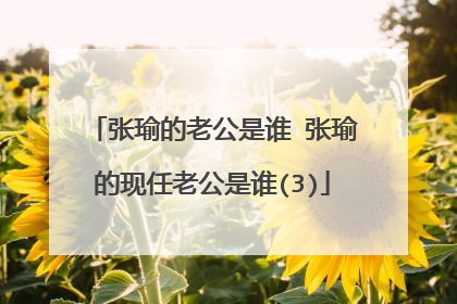 张瑜的老公是谁 张瑜的现任老公是谁(3)