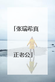 张瑞希真正老公