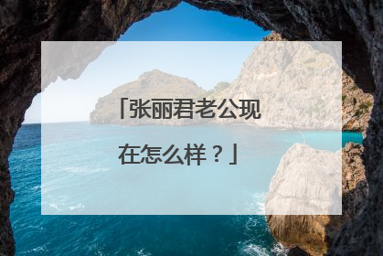 张丽君老公现在怎么样？