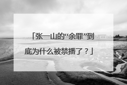 张一山的“余罪”到底为什么被禁播了？