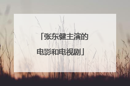 张东健主演的电影和电视剧