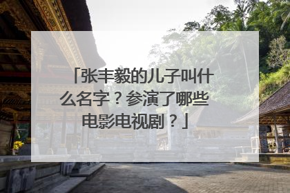 张丰毅的儿子叫什么名字？参演了哪些电影电视剧？