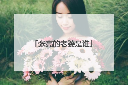 张亮的老婆是谁