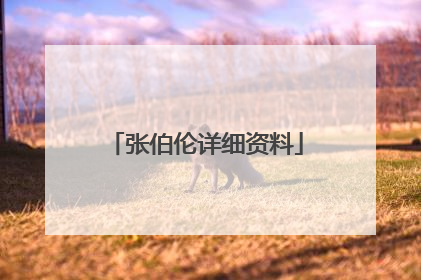 张伯伦详细资料