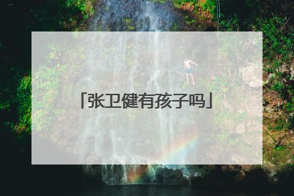 张卫健有孩子吗