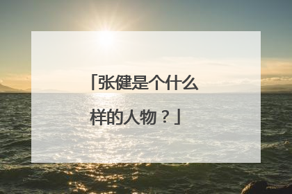 张健是个什么样的人物？