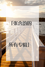 张含韵的所有专辑