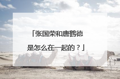 张国荣和唐鹤德 是怎么在一起的?