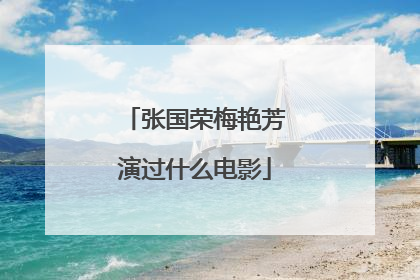 张国荣梅艳芳演过什么电影