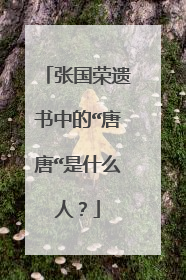 张国荣遗书中的“唐唐“是什么人？