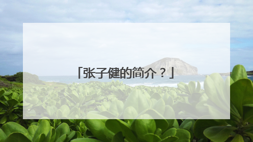 张子健的简介?