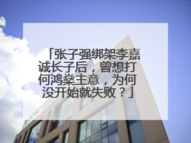 张子强绑架李嘉诚长子后，曾想打何鸿燊主意，为何没开始就失败？