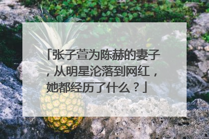 张子萱为陈赫的妻子，从明星沦落到网红，她都经历了什么？