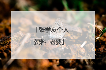 张学友个人资料 老婆