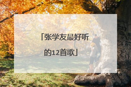 张学友最好听的12首歌