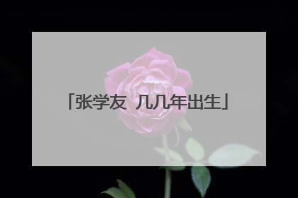 张学友 几几年出生