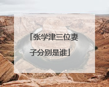 张学津三位妻子分别是谁