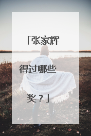 张家辉得过哪些奖?