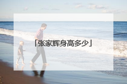 张家辉身高多少