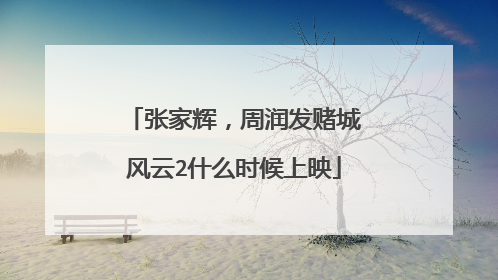 张家辉，周润发赌城风云2什么时候上映