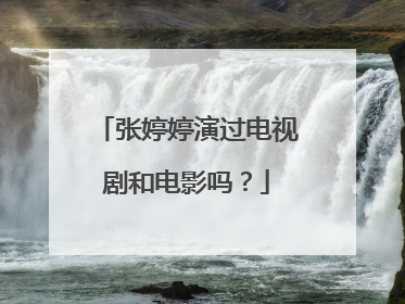 张婷婷演过电视剧和电影吗？