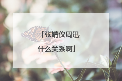 张婧仪周迅什么关系啊