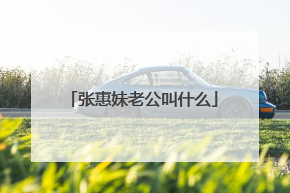 张惠妹老公叫什么