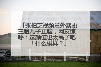 张柏芝视频意外暴露三胎儿子正脸,网友惊呼:这颜值也太高了吧!什么模样?