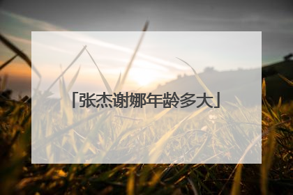 张杰谢娜年龄多大