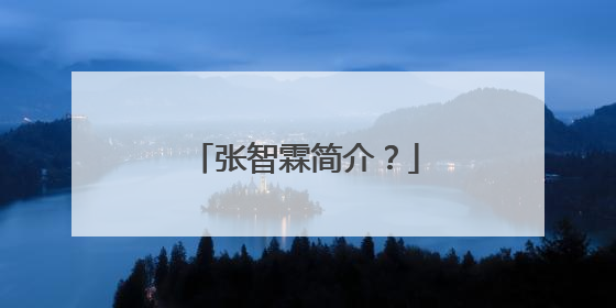 张智霖简介?