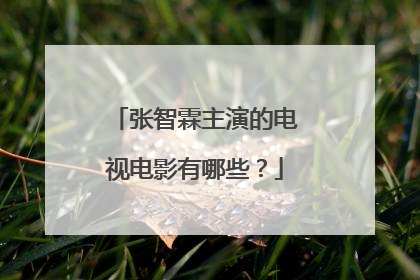 张智霖主演的电视电影有哪些？