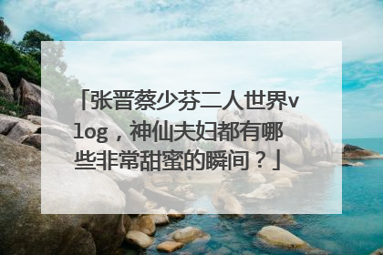 张晋蔡少芬二人世界vlog,神仙夫妇都有哪些非常甜蜜的瞬间?