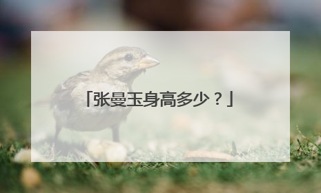 张曼玉身高多少？