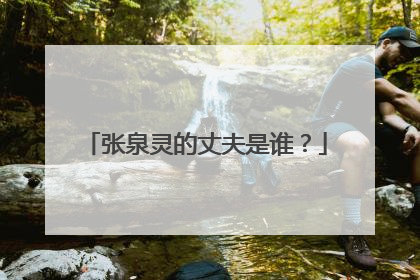 张泉灵的丈夫是谁？