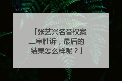张艺兴名誉权案二审胜诉,最后的结果怎么样呢?
