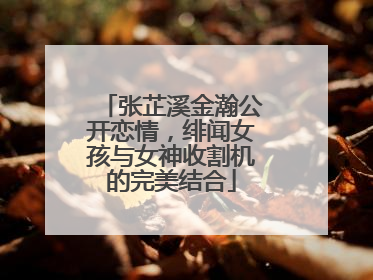 张芷溪金瀚公开恋情,绯闻女孩与女神收割机的完美结合