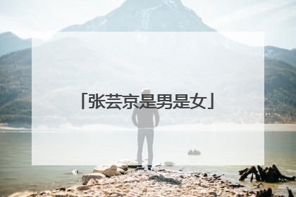 张芸京是男是女