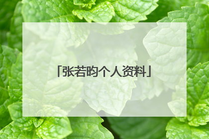张若昀个人资料