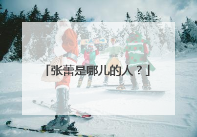 张蕾是哪儿的人?