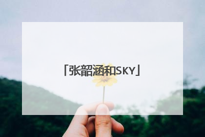 张韶涵和SKY