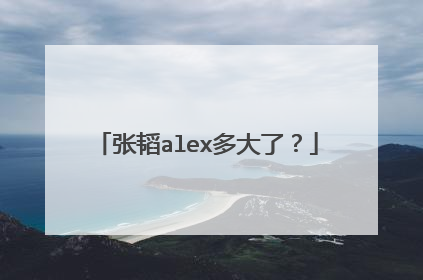 张韬alex多大了？