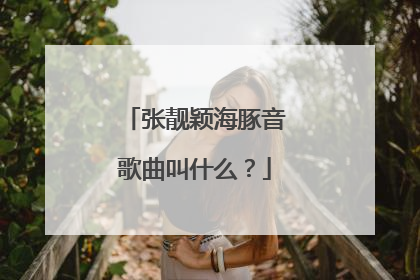 张靓颖海豚音歌曲叫什么?