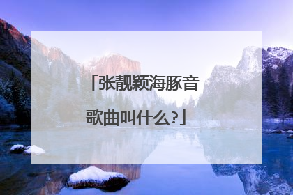 张靓颖海豚音歌曲叫什么?