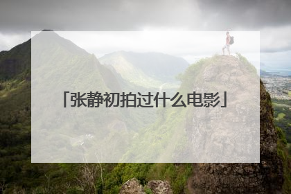 张静初拍过什么电影