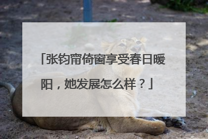 张钧甯倚窗享受春日暖阳，她发展怎么样？